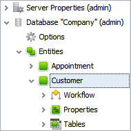 Manage Database Configuration