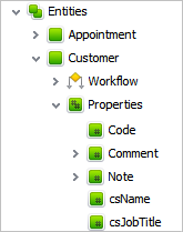 Set Properties for Custom Entities